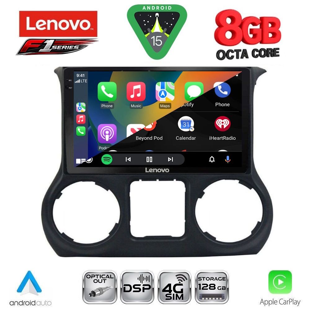 LENOVO SSR 10296_CPA (10inc) MULTIMEDIA TABLET for JEEP WRANGLER mod. 2014-2017 - immagine 3