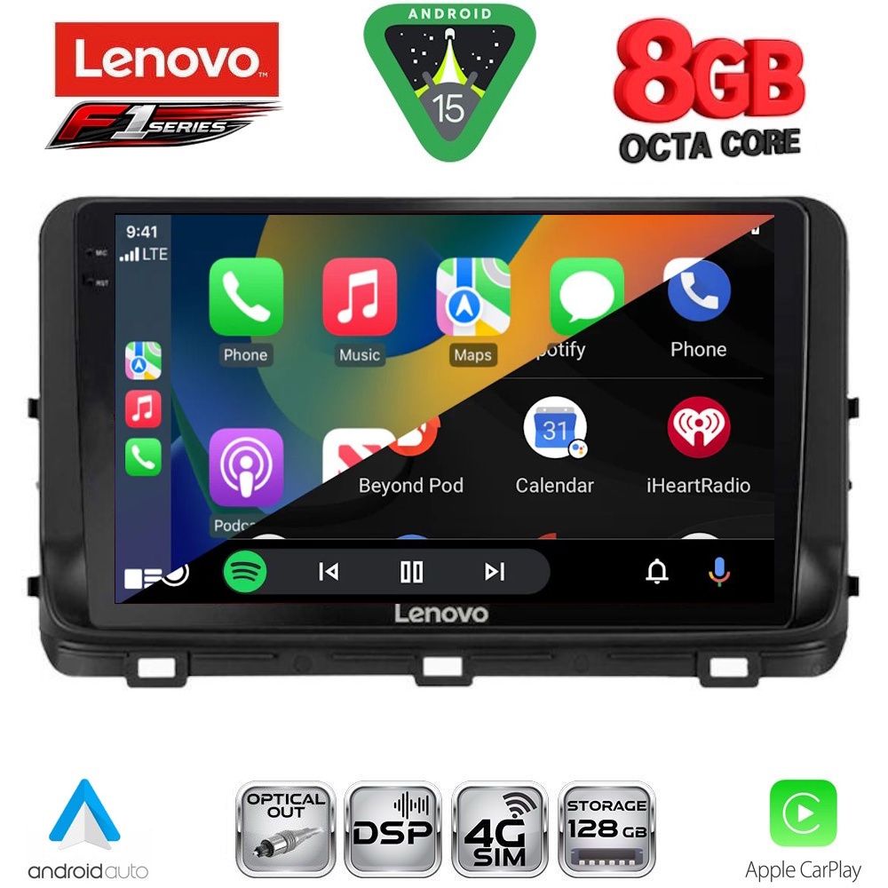 LENOVO SSR 10303_CPA (10inc) MULTIMEDIA TABLET for KIA CEED - XCEED mod. 2018-2022 - immagine 2