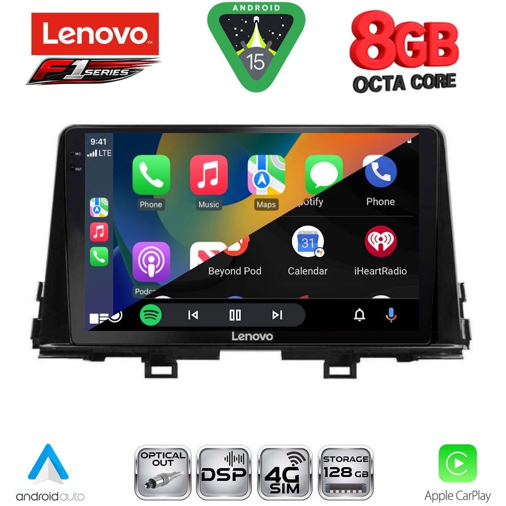LENOVO SSR 10309_CPA (9inc) MULTIMEDIA TABLET for KIA PICANTO mod. 2017-2021 - immagine 2