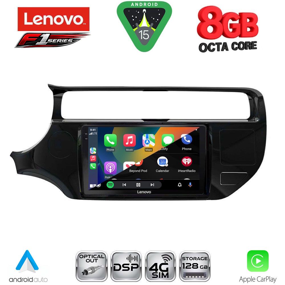 LENOVO SSR 10315_CPA (9inc) MULTIMEDIA TABLET for KIA RIO mod. 2015-2018 - immagine 2