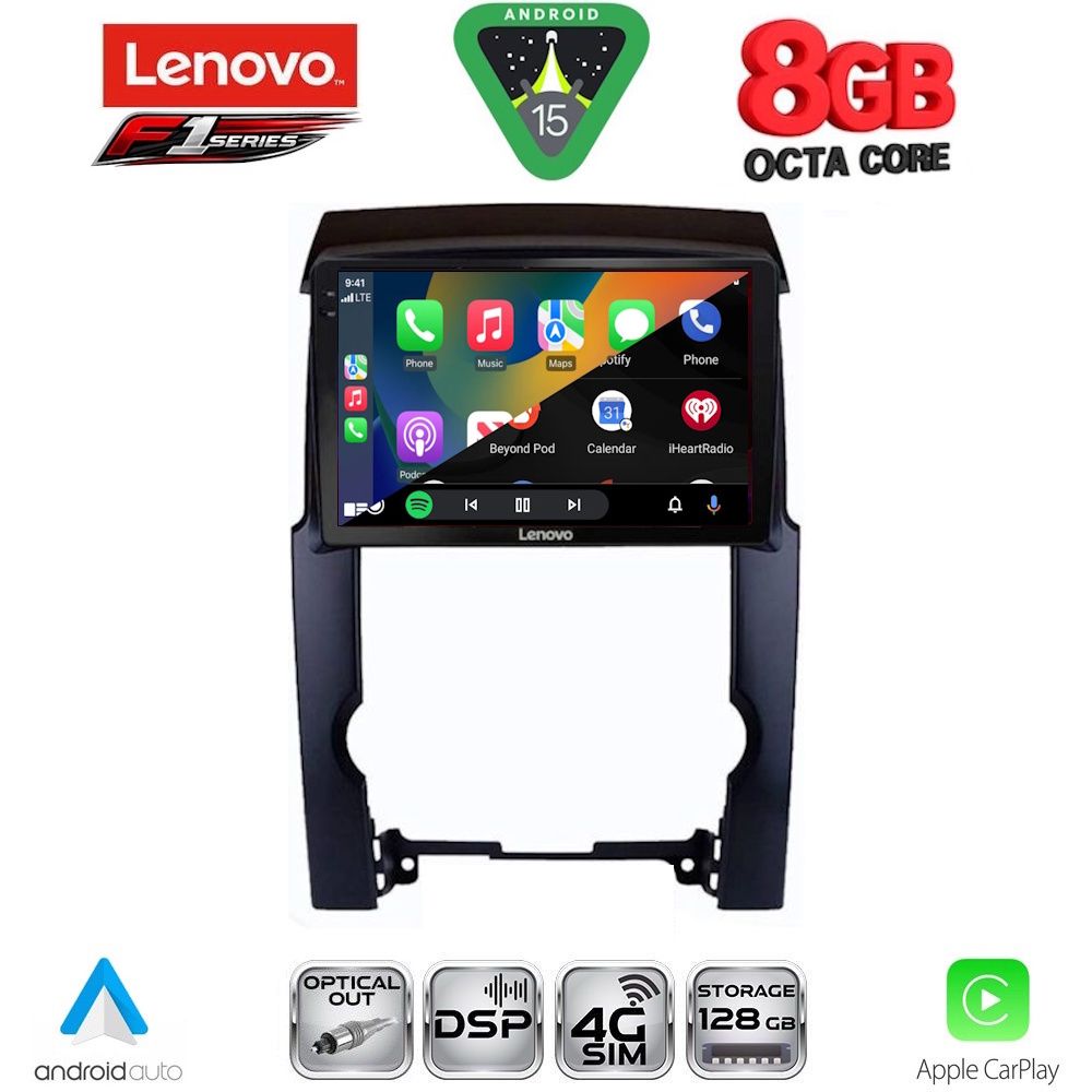 LENOVO SSR 10318_CPA (10inc) MULTIMEDIA TABLET for KIA SORENTO mod. 2009-2014 - immagine 2
