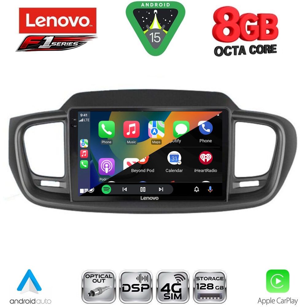 LENOVO SSR 10319_CPA (10inc) MULTIMEDIA TABLET for KIA SORENTO mod. 2014-2020 - immagine 2