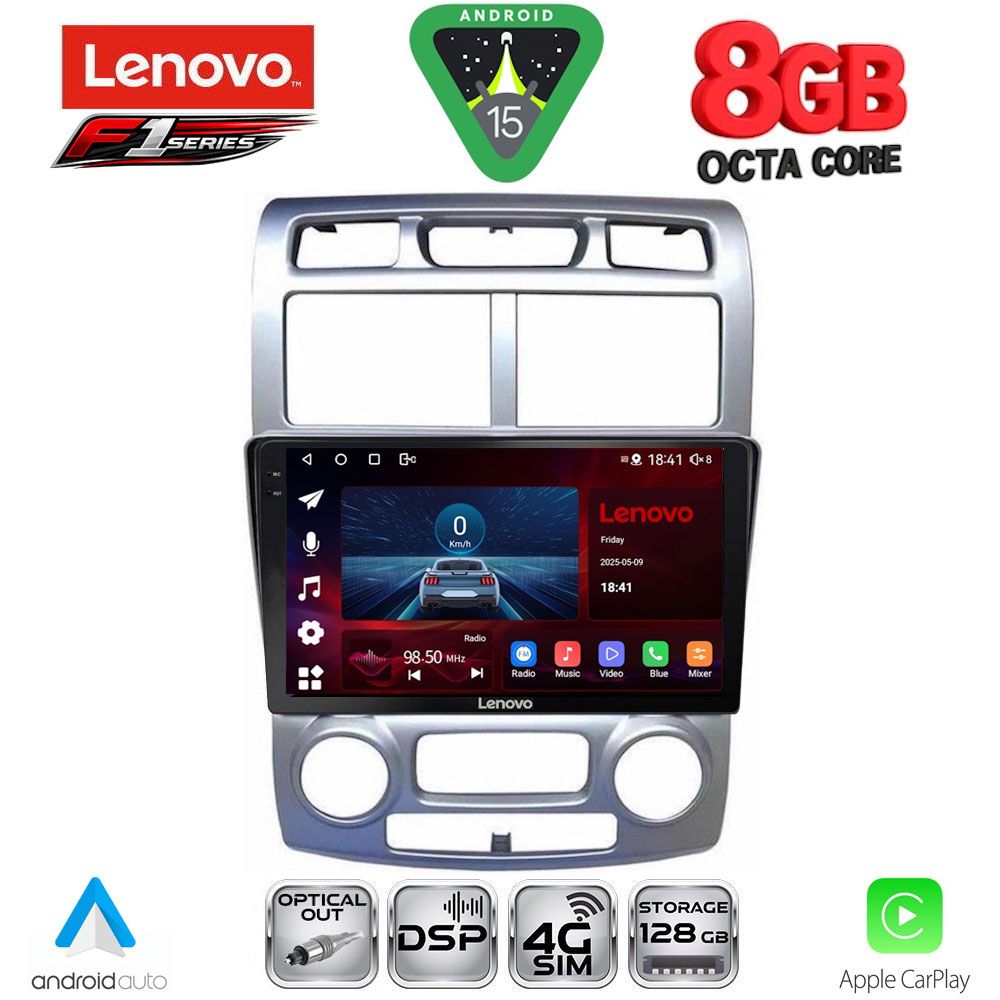 LENOVO SSR 10324SL_CPA (CLIMA) (9inc) MULTIMEDIA TABLET for KIA SPORTAGE mod. 2004-2010