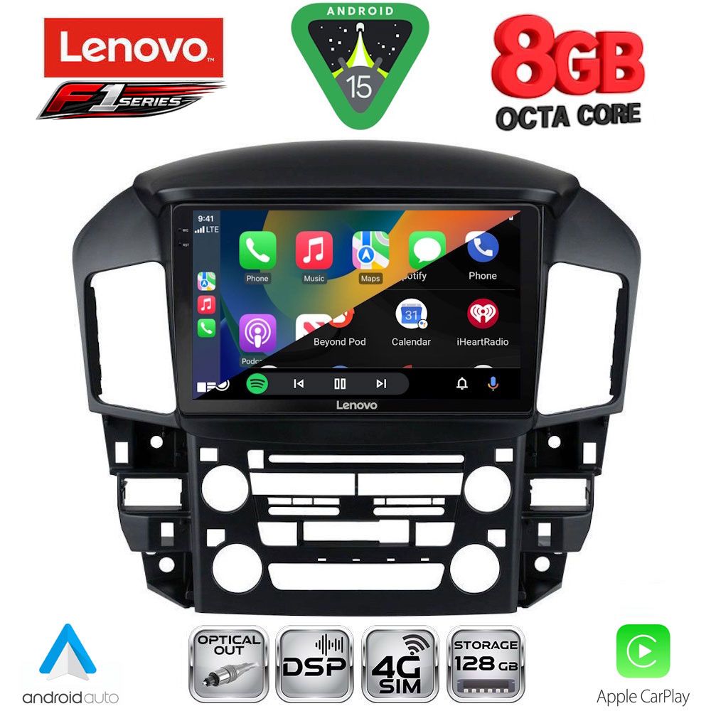 LENOVO SSR 10344_CPA (9inc) MULTIMEDIA TABLET for LEXUS RX 300 mod. 1998-2003 - immagine 2