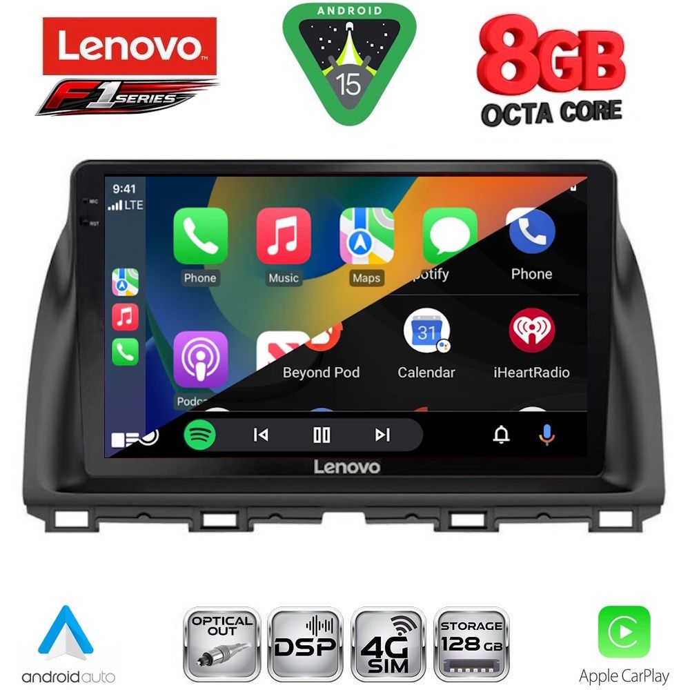 LENOVO SSR 10380_CPA (10inc) MULTIMEDIA TABLET for MAZDA CX5 mod. 2013-2017 - immagine 2