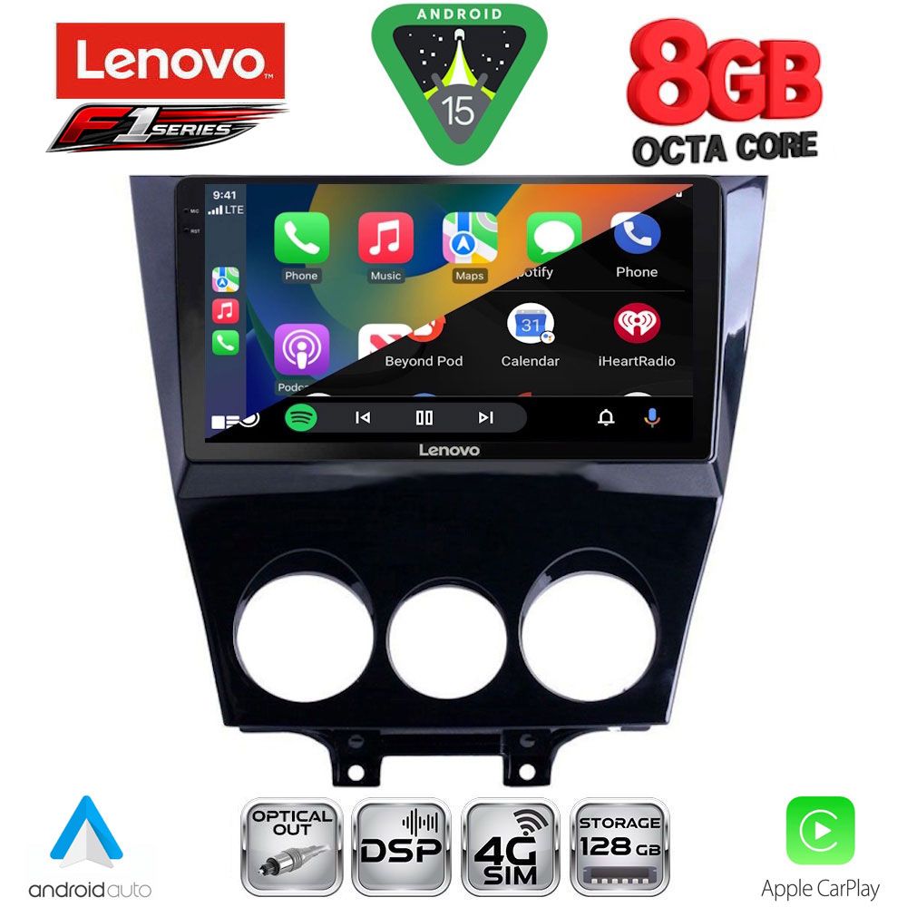 LENOVO SSR 10395_CPA (9inc) MULTIMEDIA TABLET for MAZDA RX8 mod. 2008-2014 - immagine 2