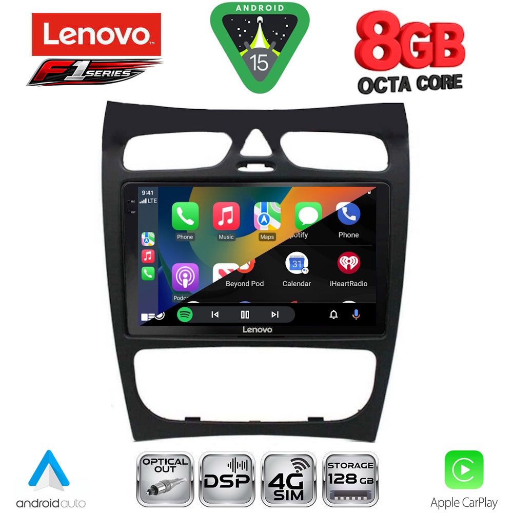 LENOVO SSR 10406_CPA (9inc) MULTIMEDIA TABLET for MERCEDES CLK (W209) mod. 2000-2004 - immagine 2