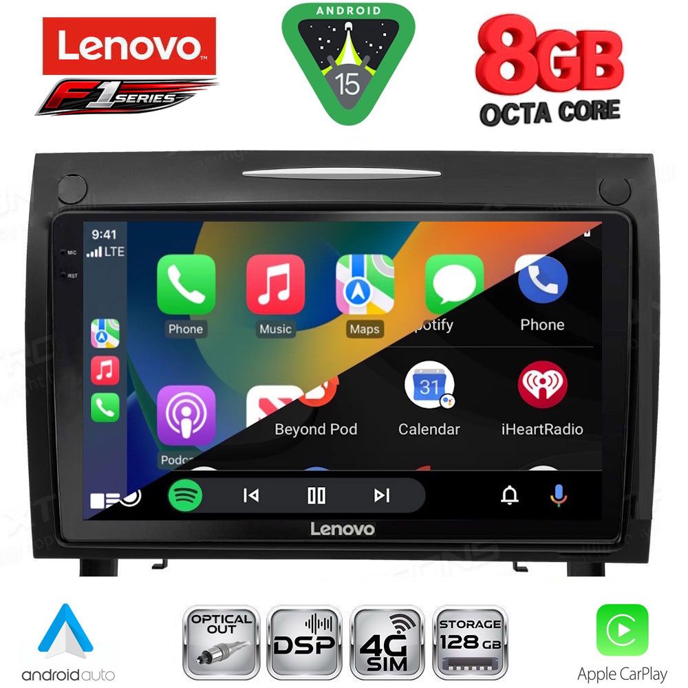 LENOVO SSR 10419_CPA (9inc) MULTIMEDIA TABLET for MERCEDES SLK R171 mod. 2004-2010 - immagine 2