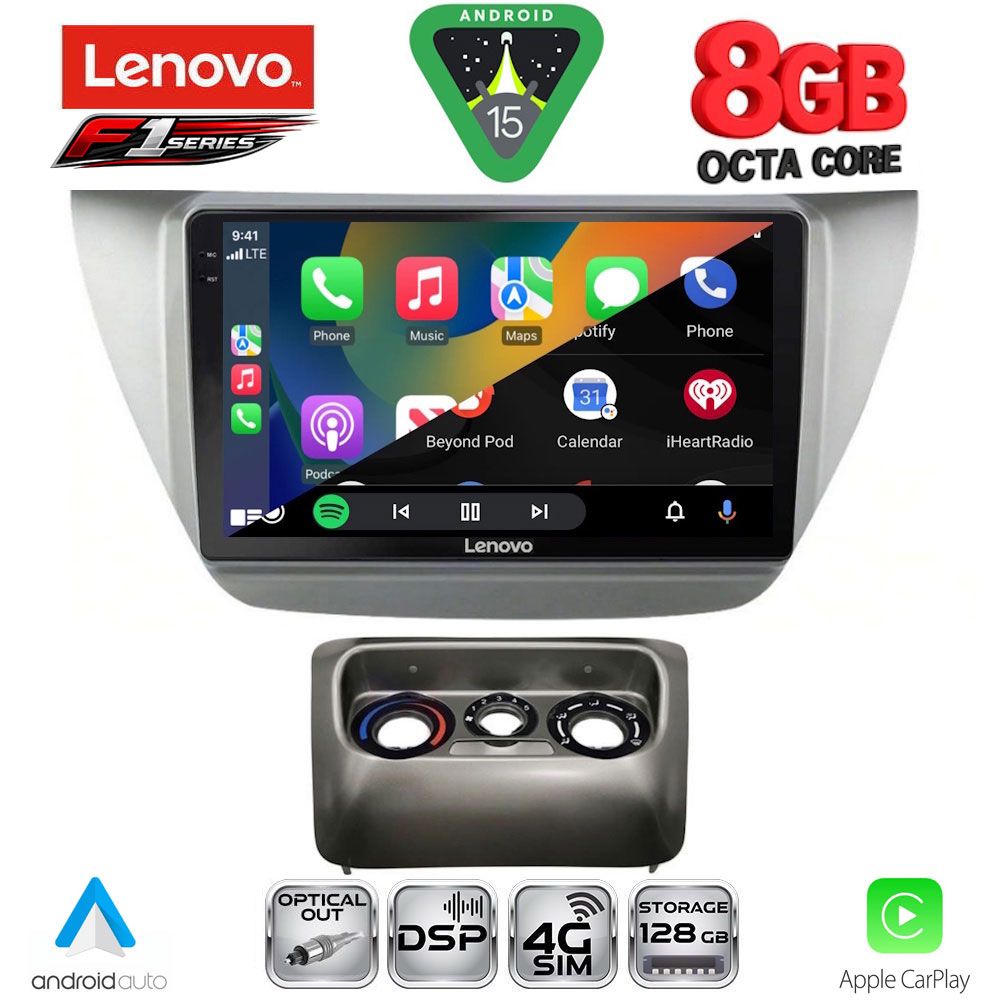 LENOVO SSR 10433_CPA (9inc) MULTIMEDIA TABLET for MITSUBISHI LANCER mod. 2000-2007 - immagine 2