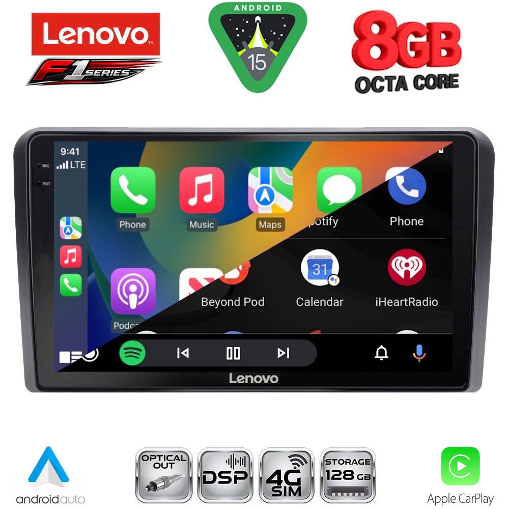 LENOVO SSR 10441_CPA (9inc) MULTIMEDIA TABLET for MITSUBISHI OUTLANDER mod. 2001-2005 - immagine 2