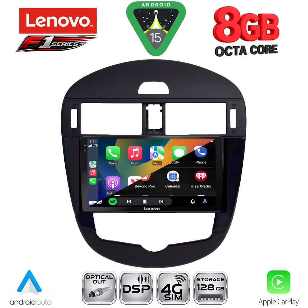 LENOVO SSR 10470_CPA CLIMA (9inc) MULTIMEDIA TABLET for NISSAN PULSAR mod. 2014-2020 - immagine 2