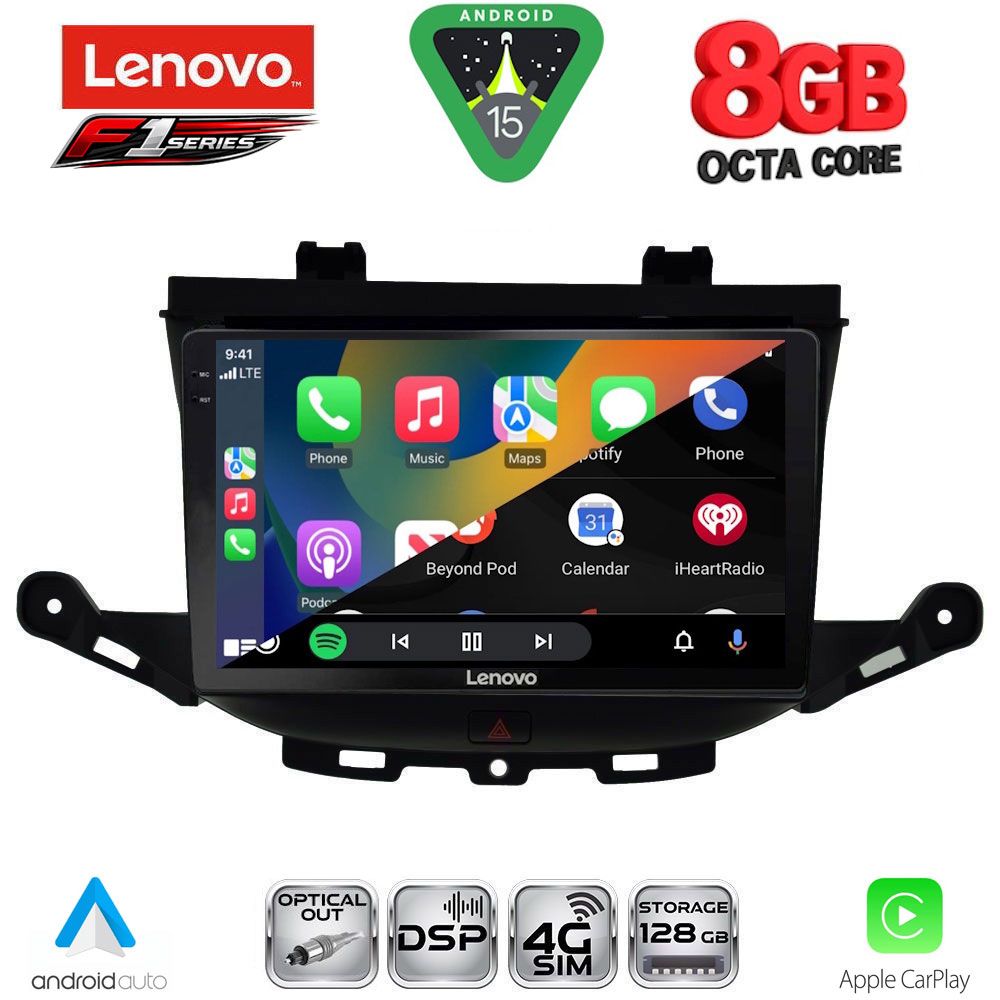 LENOVO SSR 10483_CPA (9inc) MULTIMEDIA TABLET for OPEL ASTRA K mod. 2015-2022 - immagine 2