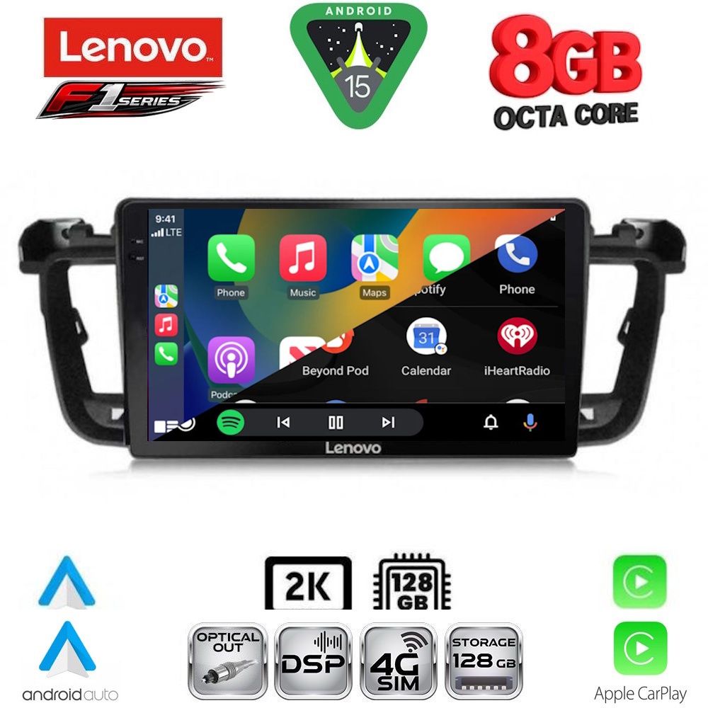 LENOVO SSR 10518_CPA (9inc) MULTIMEDIA TABLET for PEUGEOT 508 mod. 2010-2016 - immagine 2