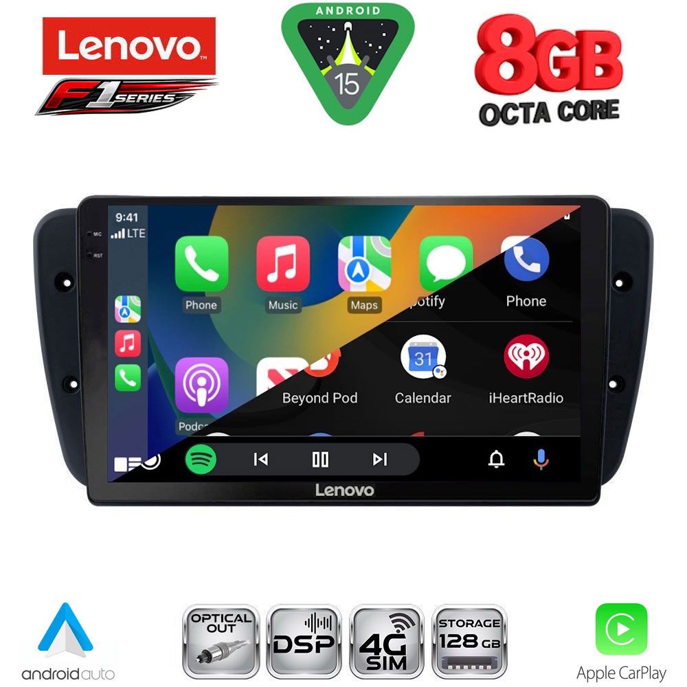 LENOVO SSR 10571_CPA (9inc) MULTIMEDIA TABLET for SEAT IBIZA mod. 2008-2015 - immagine 2