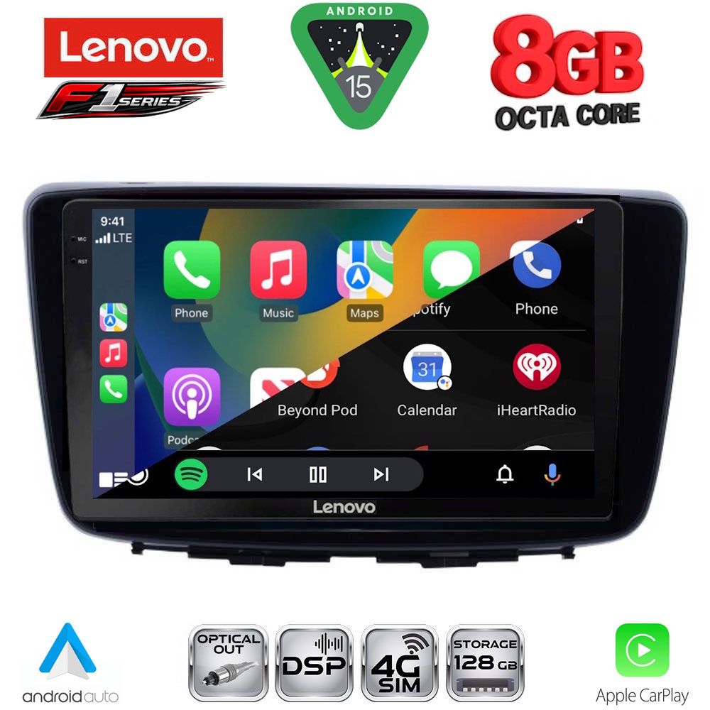 LENOVO SSR 10672_CPA (9inc) MULTIMEDIA TABLET for SUZUKI BALENO mod. 2016-2022 - immagine 2