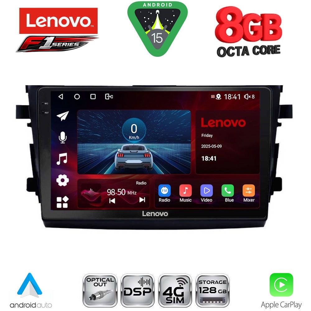 LENOVO SSR 10674_CPA (9inc) MULTIMEDIA TABLET for SUZUKI CELERIO mod. 2015-2021