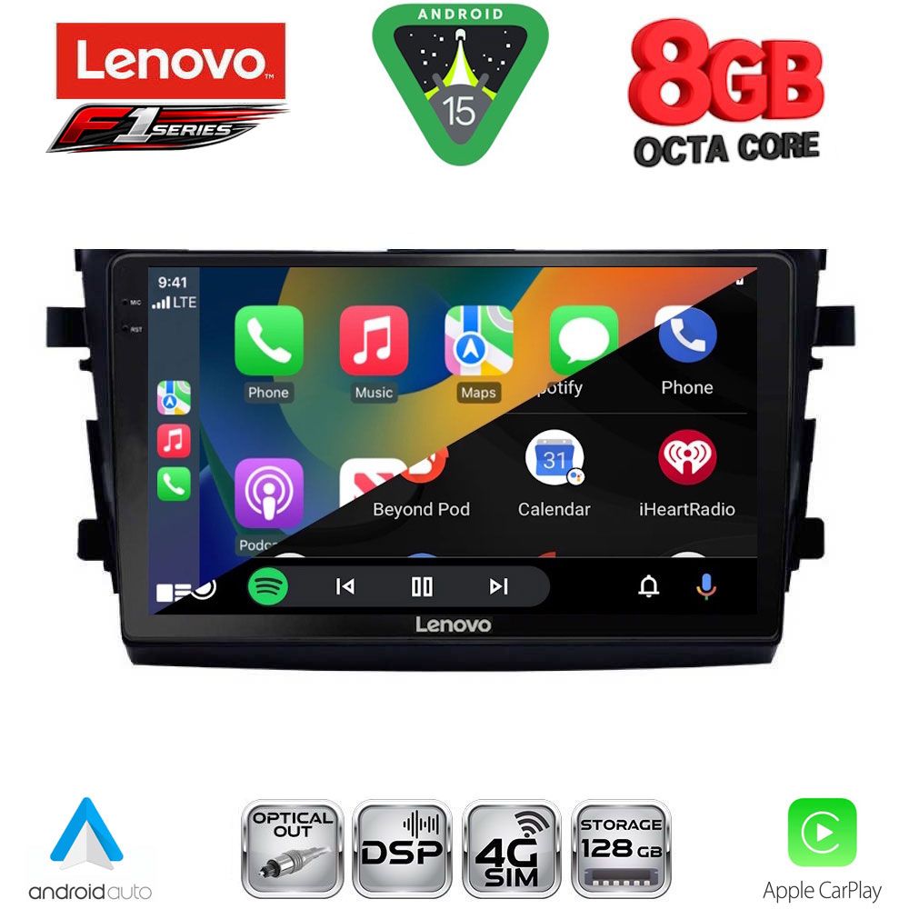 LENOVO SSR 10674_CPA (9inc) MULTIMEDIA TABLET for SUZUKI CELERIO mod. 2015-2021 - immagine 2