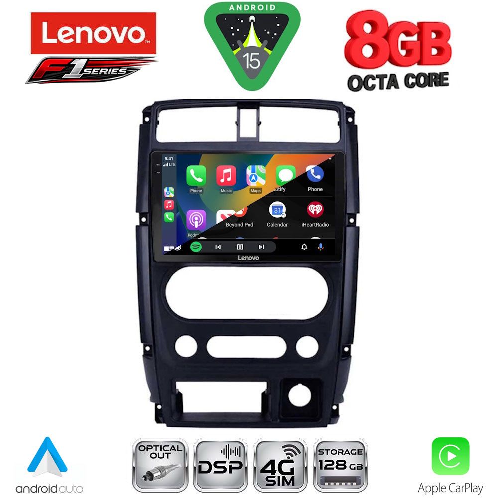 LENOVO SSR 10678_CPA (9inc) MULTIMEDIA TABLET for SUZUKI JIMNY mod. 2007-2017 - immagine 2