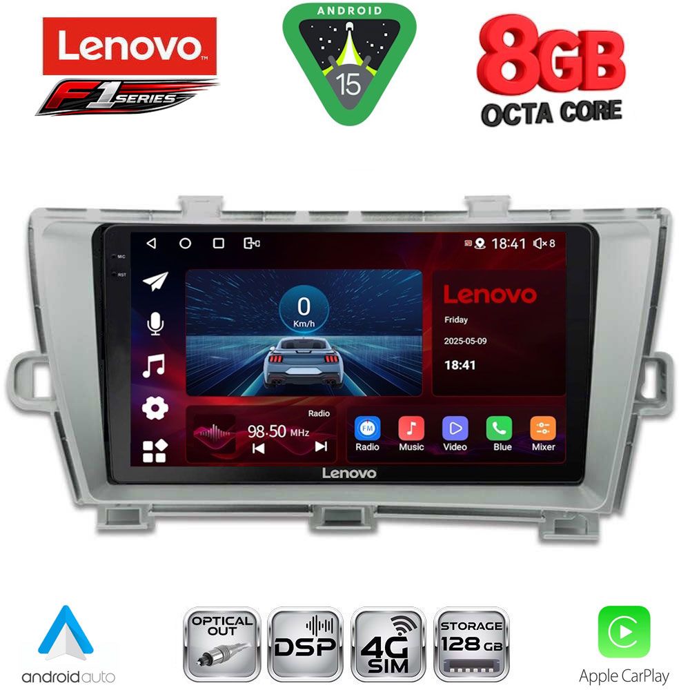 LENOVO SSR 10726_CPA (9inc) MULTIMEDIA TABLET for TOYOTA PRIUS mod. 2009-2015