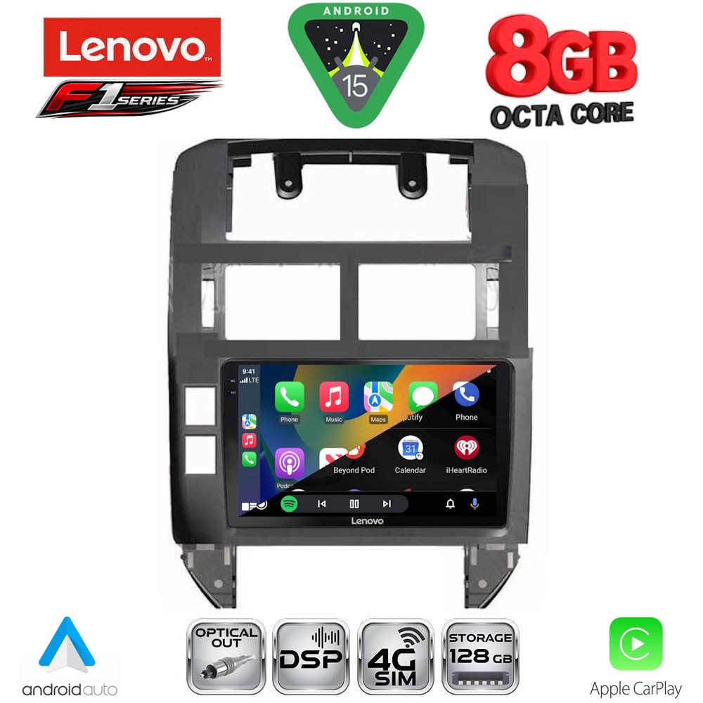 LENOVO SSR 10755_CPA (9inc) MULTIMEDIA TABLET for VW POLO mod. 2002-2009 - immagine 2