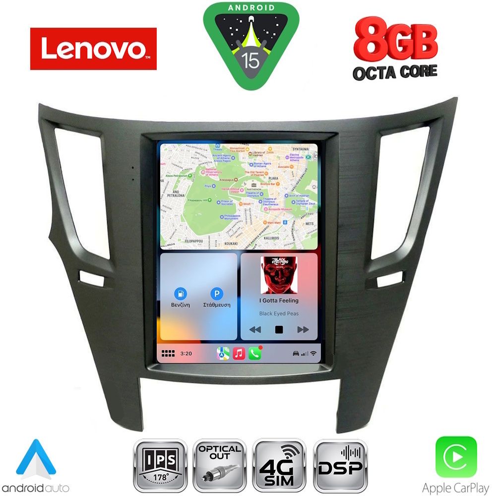 LENOVO SSW 10962_CPA TESLA STYLE for SUBARU LEGACY - OUTBACK mod. 2009-2014 - immagine 2