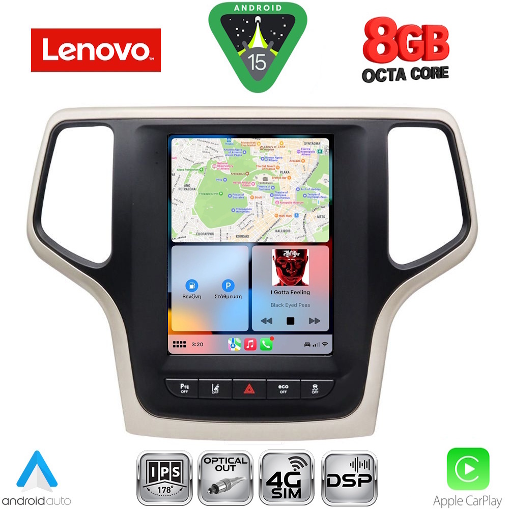 LENOVO SSW 10983_CPA TESLA STYLE for JEEP GRAND CHEROKEE mod. 2014-2019 - immagine 2
