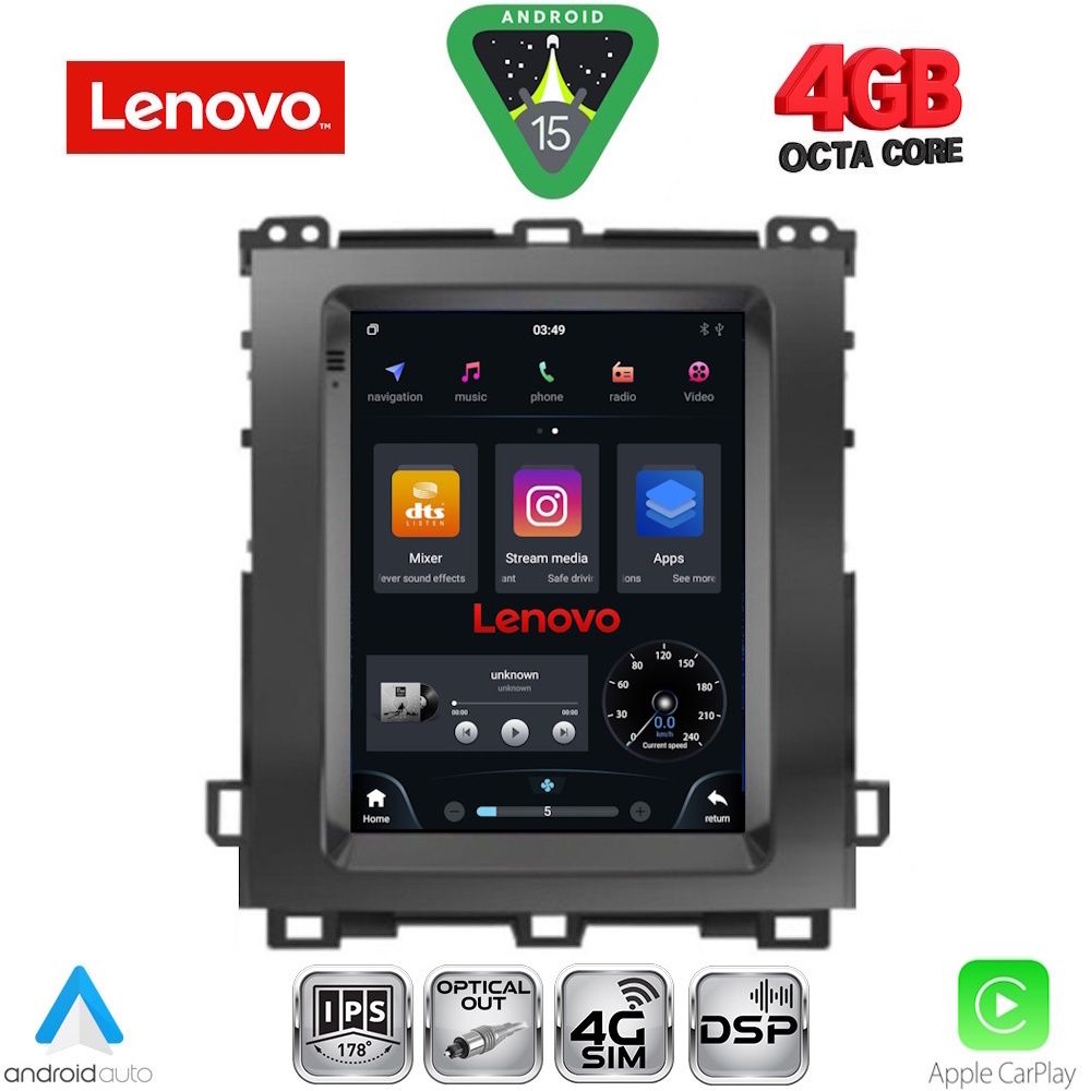 LENOVO SSX 9982_CPA TESLA STYLE for TOYOTA LANDCRUISER mod. 2003-2009