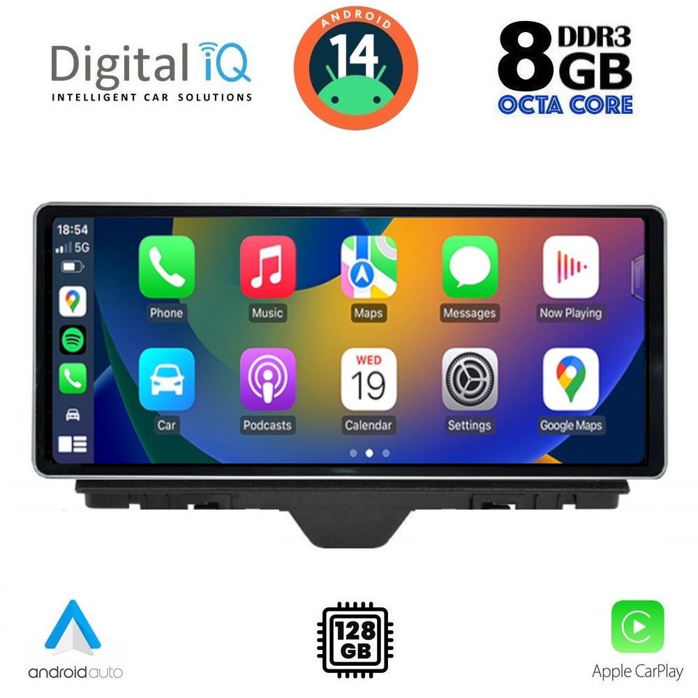 DIGITAL IQ TPK 16910_CPA (10.25inc) MULTIMEDIA SYSTEM for AUDI A1 mod. 2010-2018 - immagine 2