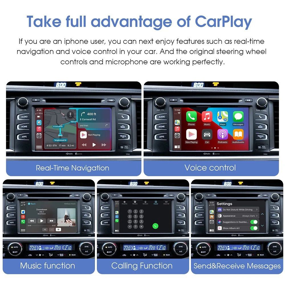 DIGITAL IQ TΥ 280_CPA (WIRELESS CARPLAY / ANDROID AUTO BOX for TOYOTA mod. 2014-2019 with Touch 2 & Entune 2 System) - immagine 5