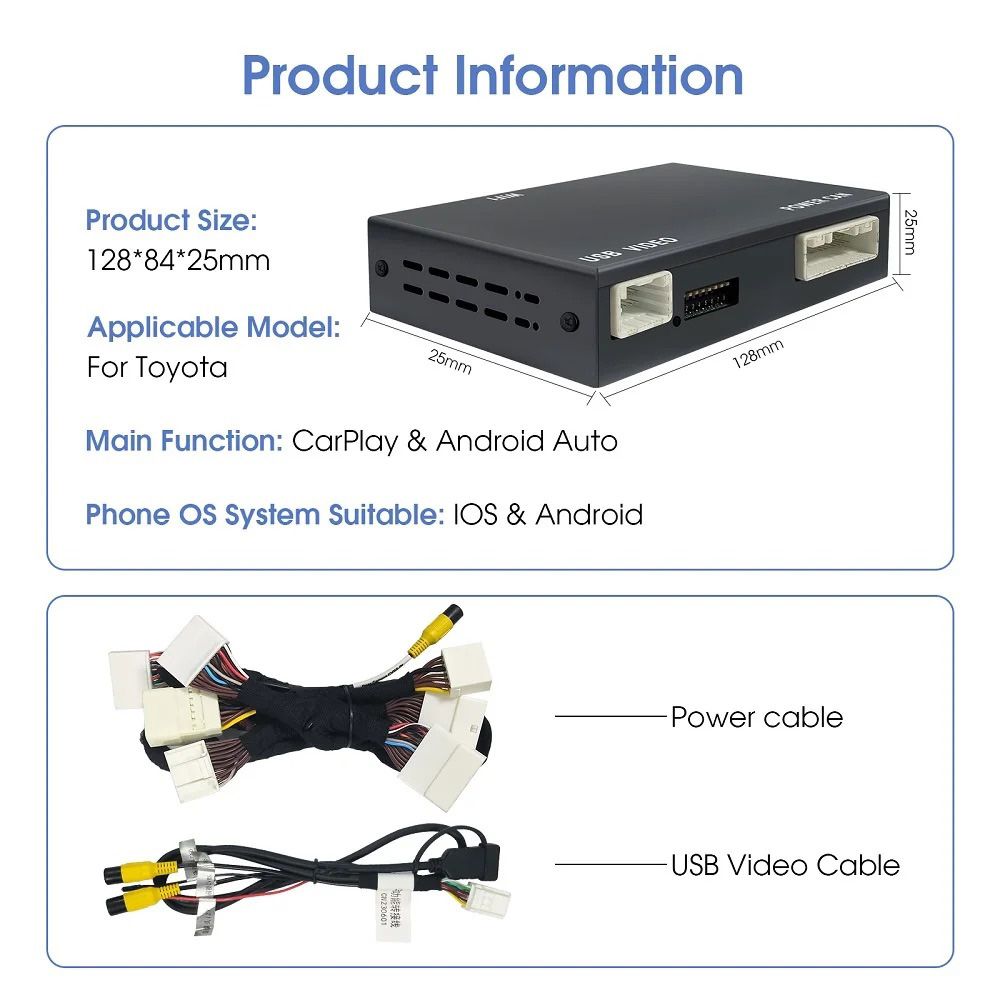 DIGITAL IQ TΥ 280_CPA (WIRELESS CARPLAY / ANDROID AUTO BOX for TOYOTA mod. 2014-2019 with Touch 2 & Entune 2 System) - immagine 6