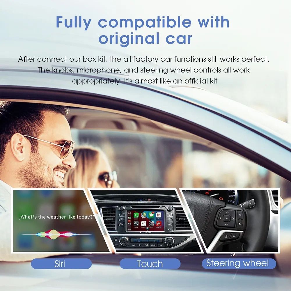 DIGITAL IQ TΥ 280_CPA (WIRELESS CARPLAY / ANDROID AUTO BOX for TOYOTA mod. 2014-2019 with Touch 2 & Entune 2 System) - immagine 4