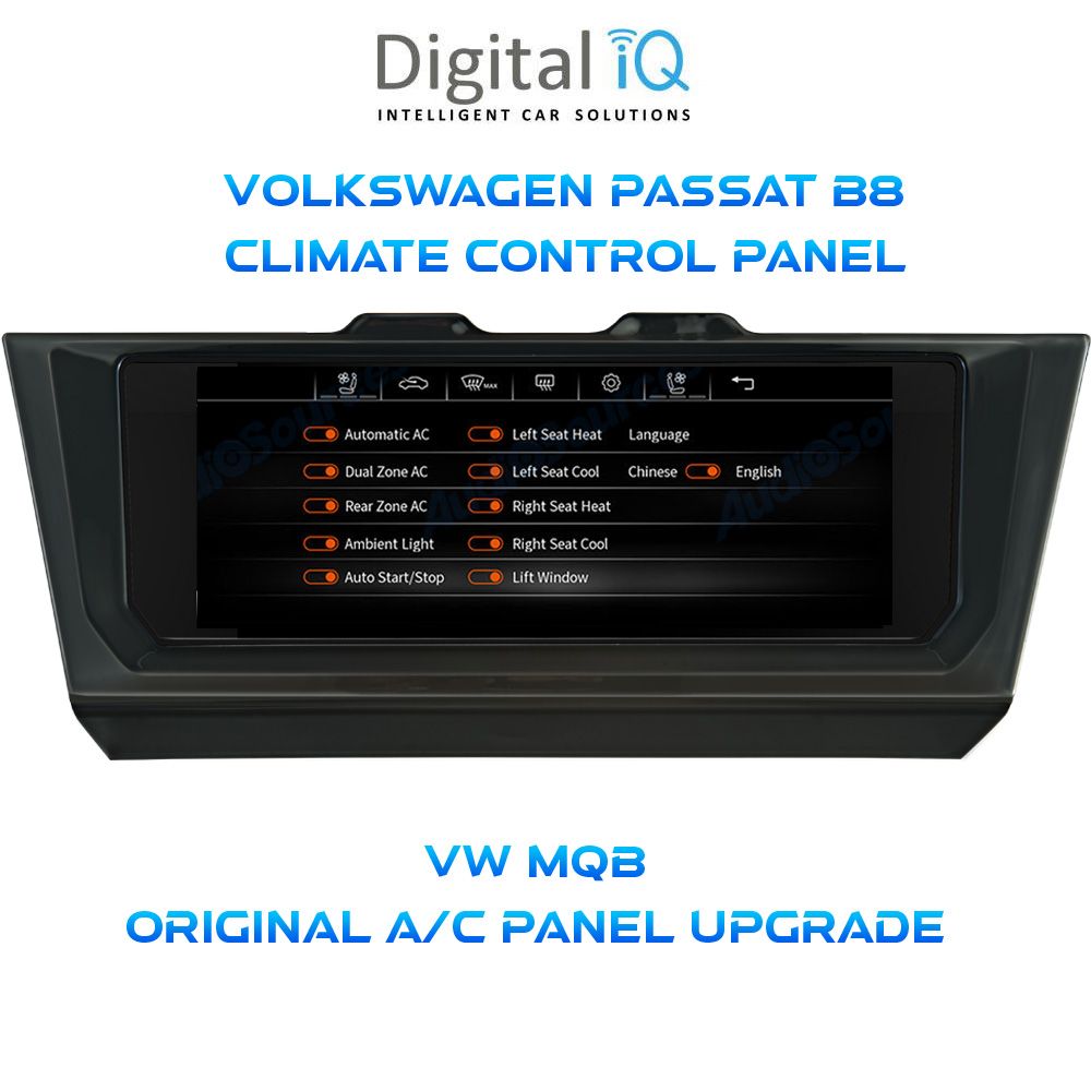DIGITAL IQ CCP 750_CP (6.9") (MQB) CLIMATE CONTROL PANEL for VW PASSAT B8 - ARTEON mod. 2016-2024 - immagine 3