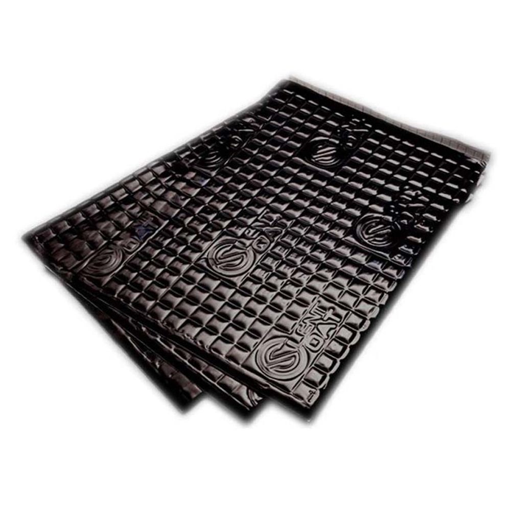 SILENT COAT Extra Mat Black Bulk Pack 3mm Σετ 30 φύλλα (Αντικραδασμικό Φύλλο Αυτοκινήτου 375x250mm) - immagine 3