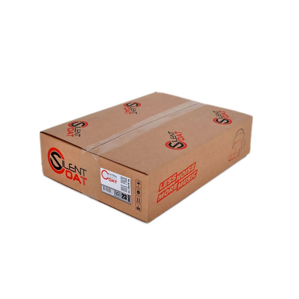 SILENT COAT Extra Mat Black Bulk Pack 4mm Σετ 23 φύλλα (Αντικραδασμικό Φύλλο Αυτοκινήτου 375x250mm) - immagine 5