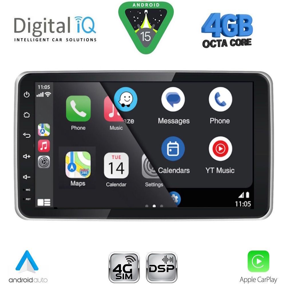 DIGITAL IQ BLG 5935_CPA (9″ DECK) MULTIMEDIA TABLET 1DIN - immagine 3