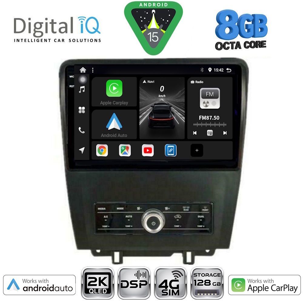 DIGITAL IQ BXF 11165_CPAA (9inc) MULTIMEDIA TABLET for FORD MUSTANG mod. 2010-2015
