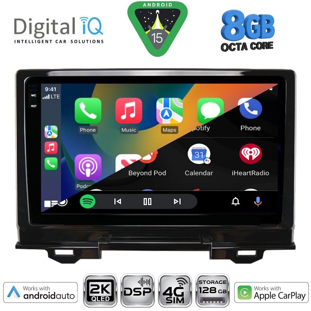DIGITAL IQ BXF 11202_CPAA (9inc) MULTIMEDIA TABLET for HONDA HRV mod. 2021-2026 - immagine 2