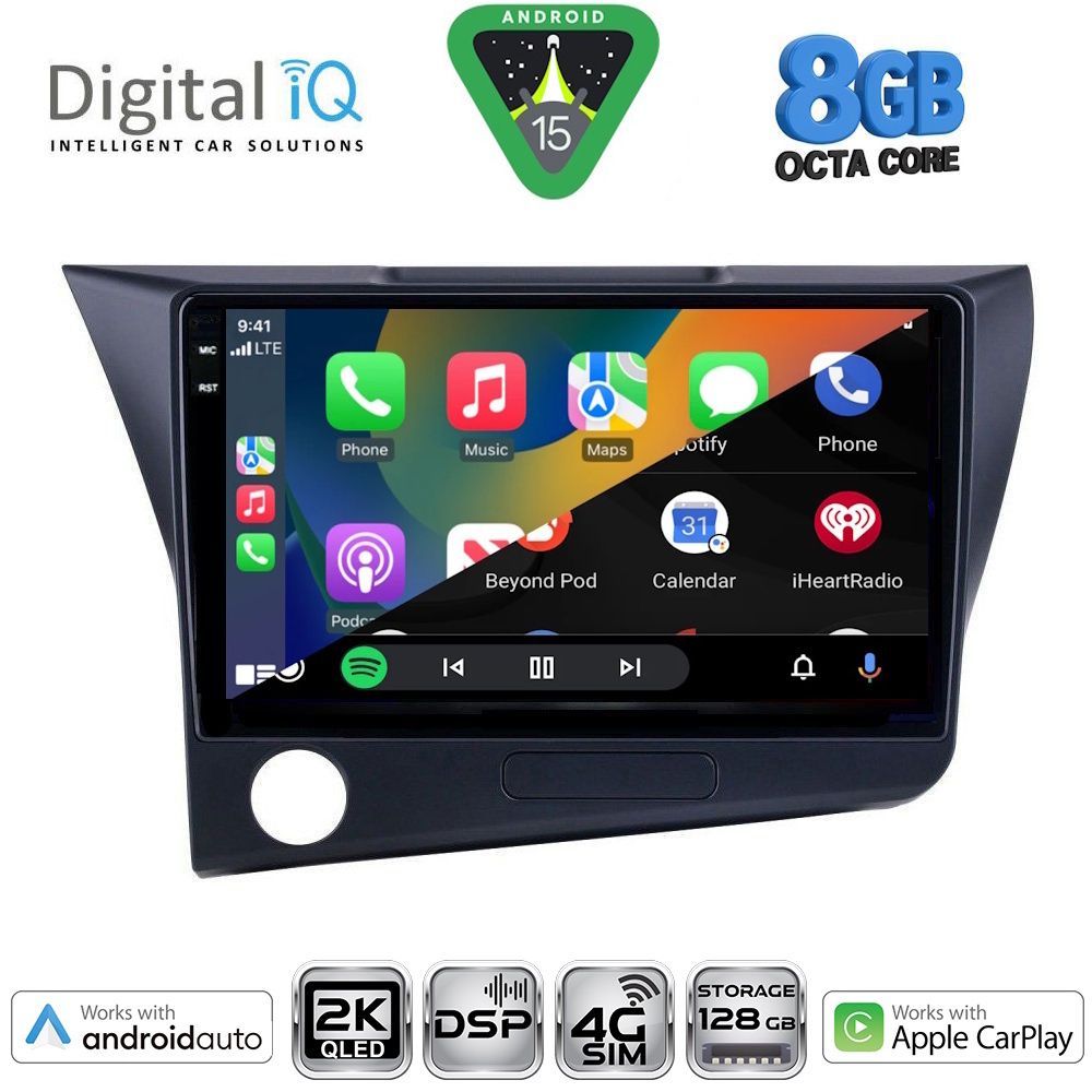 DIGITAL IQ BXF 11203_CPAA (9inc) MULTIMEDIA TABLET for HONDA CRZ mod. 2010-2016 - immagine 2