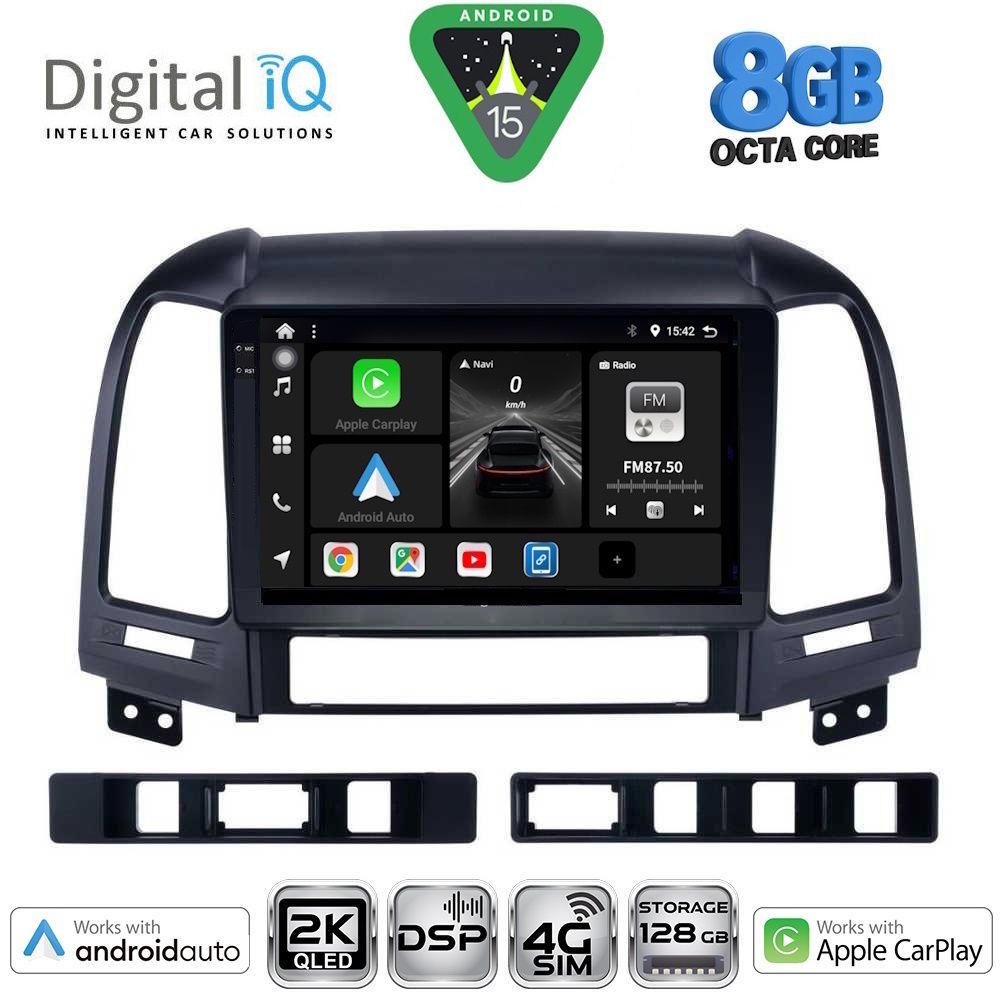 DIGITAL IQ BXF 11239_CPAA (9inc) MULTIMEDIA TABLET for HYUNDAI SANTA FE mod. 2005-2013