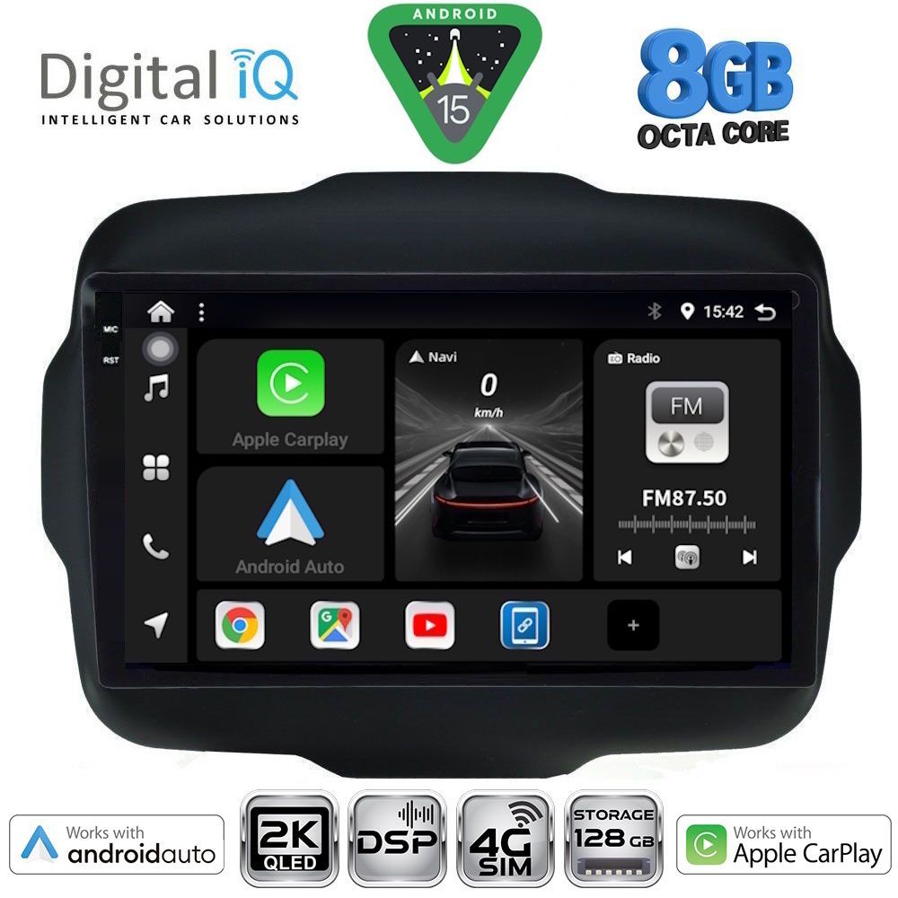 DIGITAL IQ BXF 11290_CPAA (9inc) MULTIMEDIA TABLET for JEEP RENEGADE mod. 2014>