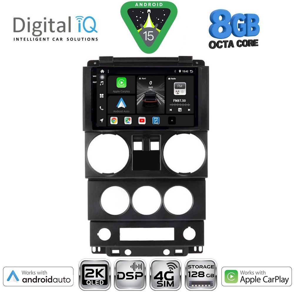 DIGITAL IQ BXF 11293_CPAA (9inc) MULTIMEDIA TABLET for JEEP WRANGLER mod. 2006-2011