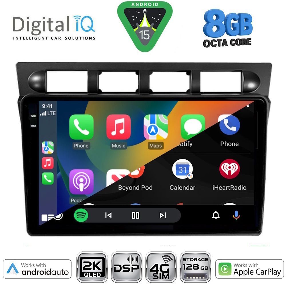 DIGITAL IQ BXF 11306_CPAA (9inc) MULTIMEDIA TABLET for KIA PICANTO mod. 2004-2008 - immagine 2