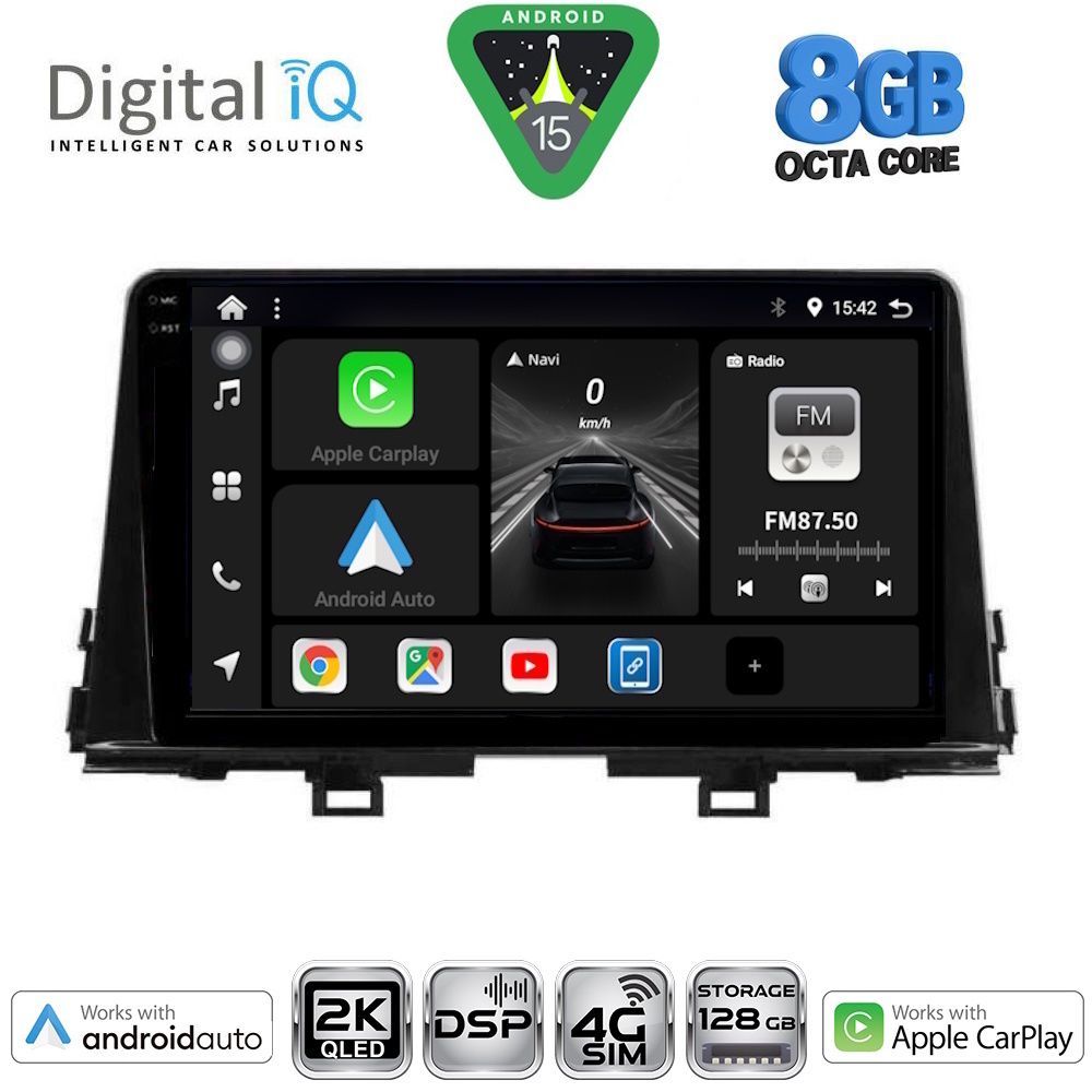 DIGITAL IQ BXF 11309_CPAA (9inc) MULTIMEDIA TABLET for KIA PICANTO mod. 2017-2021
