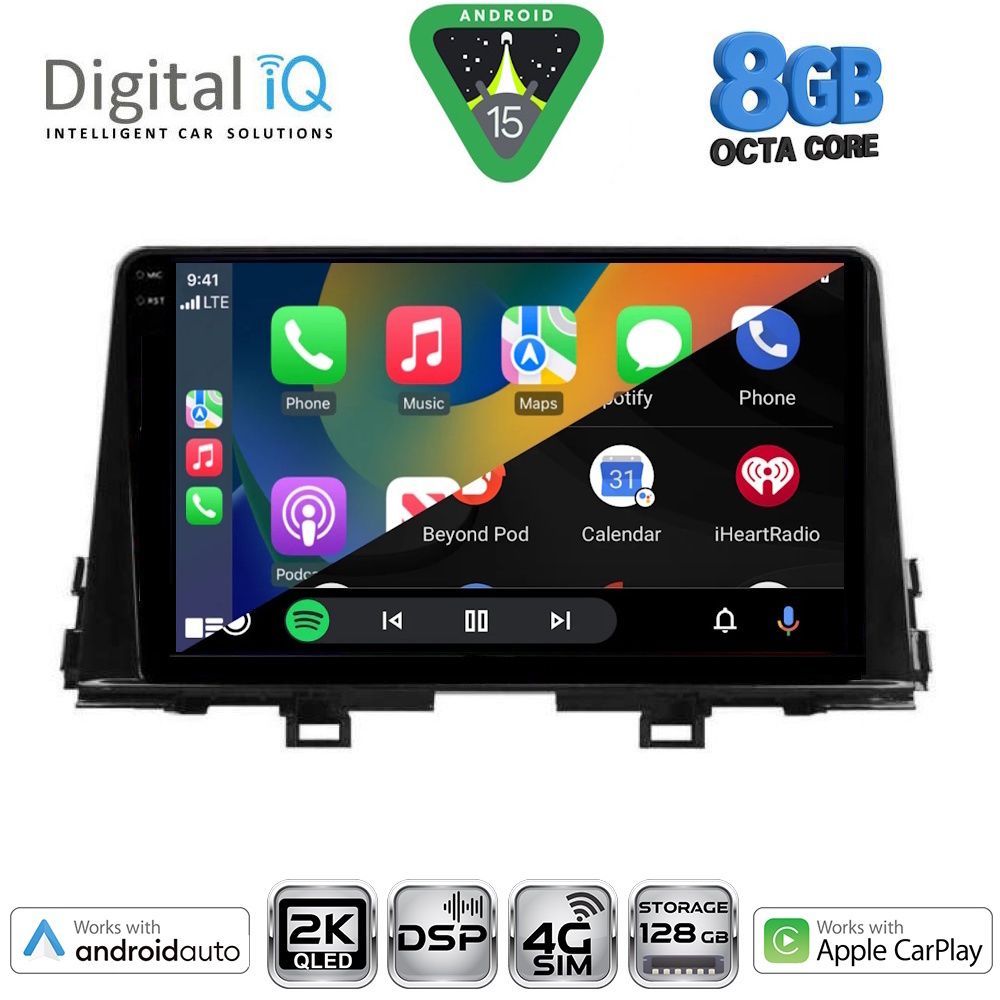 DIGITAL IQ BXF 11309_CPAA (9inc) MULTIMEDIA TABLET for KIA PICANTO mod. 2017-2021 - immagine 2