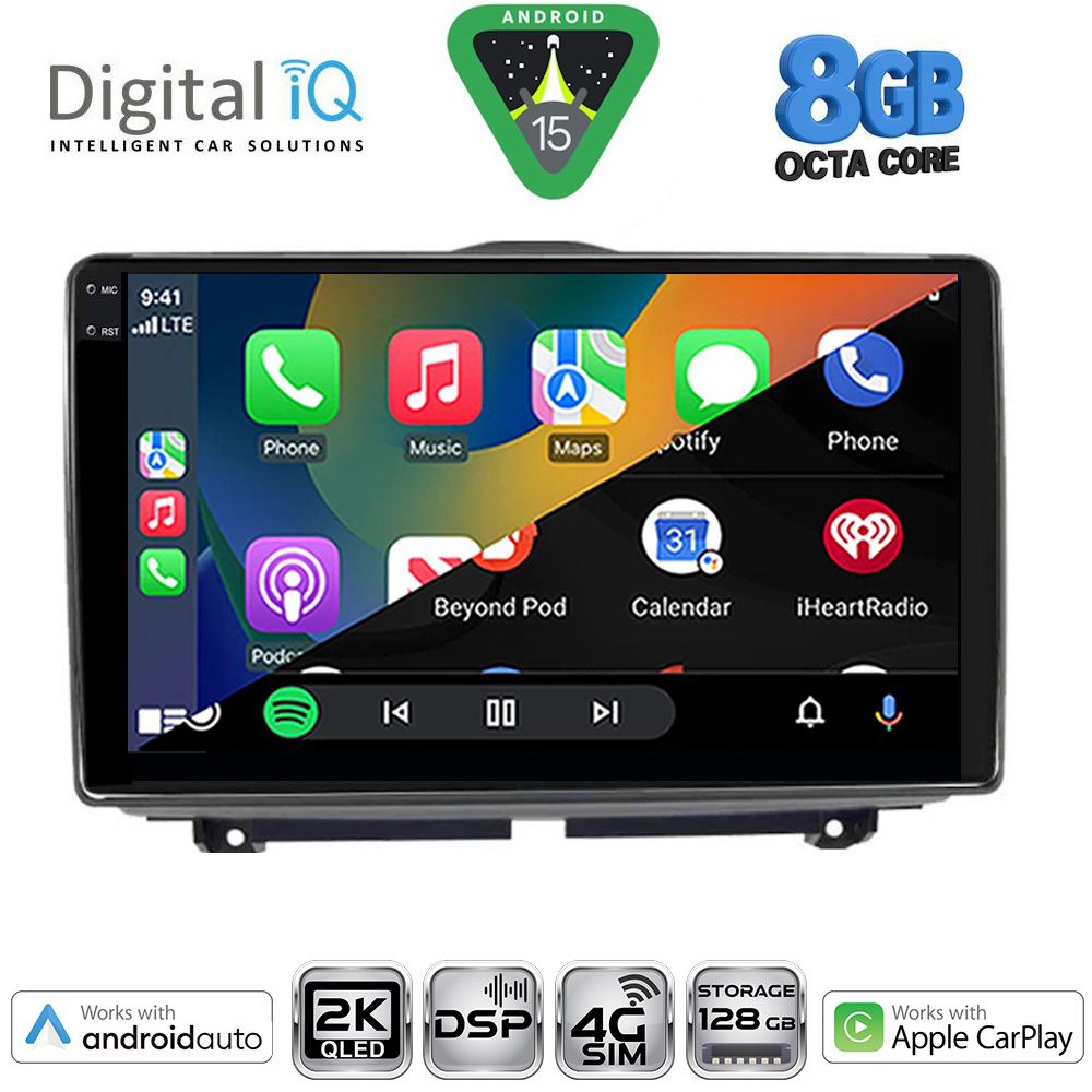 DIGITAL IQ BXF 11338_CPAA (9inc) MULTIMEDIA TABLET for LADA GRANTA mod. 2012-2026 - immagine 2