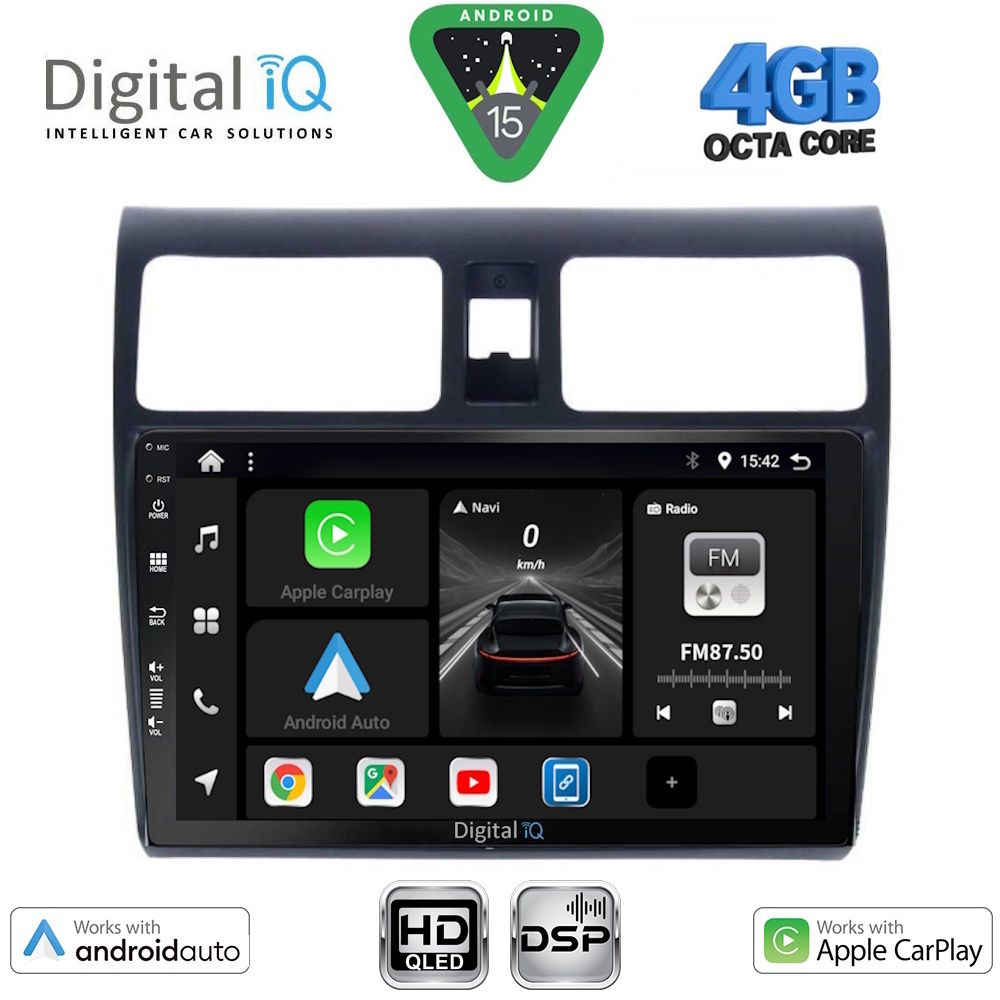DIGITAL IQ BXF 16684_CPAA (10inc) MULTIMEDIA TABLET for SUZUKI SWIFT mod. 2005-2011