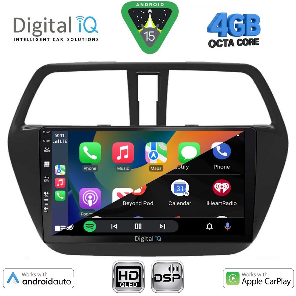 DIGITAL IQ BXF 16689_CPAA (9inc) MULTIMEDIA TABLET for SUZUKI SX4 S-CROSS mod. 2014-2021 - immagine 2