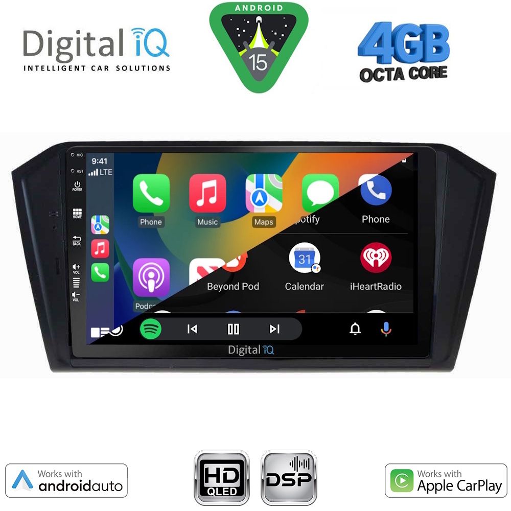 DIGITAL IQ BXF 16750_CPAA (10inc) MULTIMEDIA TABLET for VW PASSAT mod. 2016-2023 - immagine 2