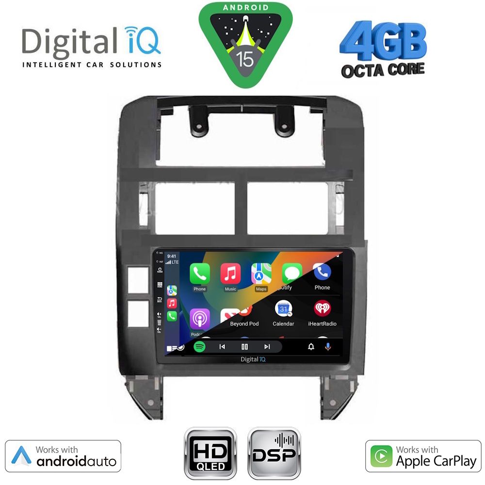 DIGITAL IQ BXF 16755_CPAA (9inc) MULTIMEDIA TABLET for VW POLO mod. 2002-2009 - immagine 2