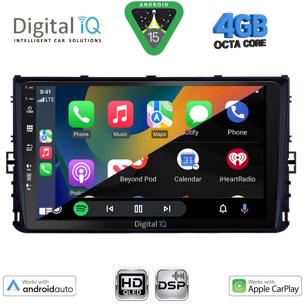 DIGITAL IQ BXF 16758_CPAA (9inc) MULTIMEDIA TABLET for VW POLO – TROC – TCROSS mod. 2017-2026 - immagine 2
